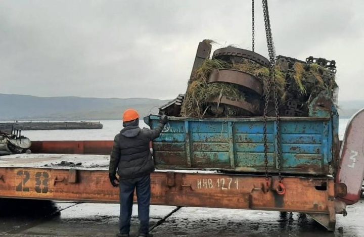 Первые тонны металлолома из якутской Арктики отправились на переплавку в Комсомольск-на-Амуре