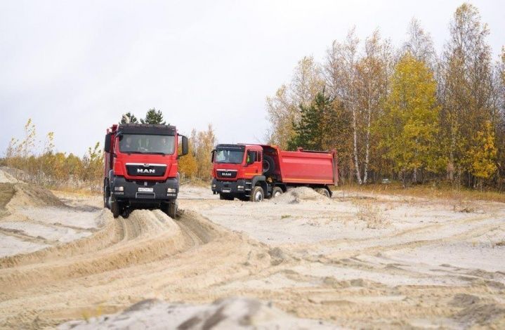 Сургут встретил новое поколение грузовиков MAN TGS и TGX