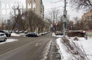 Народный фронт добивается установки знаков пешеходного перехода и искусственных неровностей в Порядковом переулке