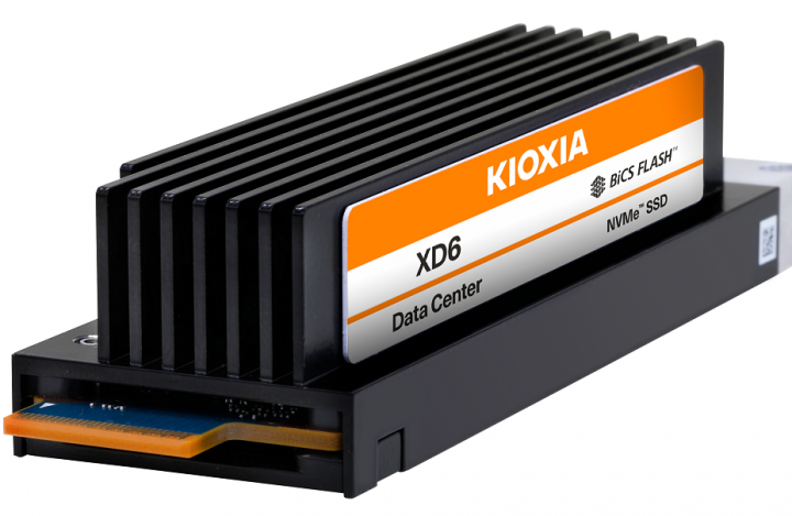 KIOXIA представляет первый в отрасли твердотельный накопитель с поддержкой PCIe® 4.0 OCP «NVMe™ Cloud Specification»