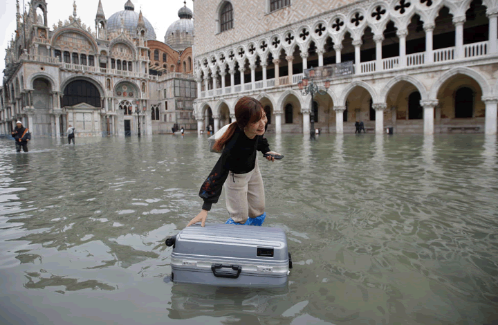 Потоп в Венеции добавляет лайков в соцсетях