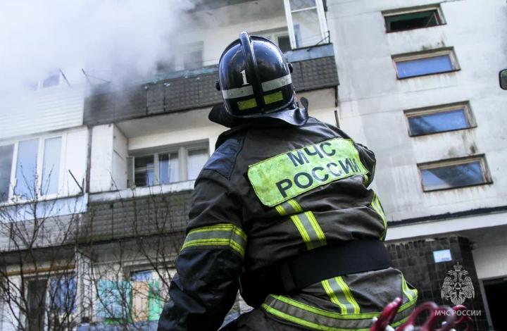 Севастопольские огнеборцы МЧС спасли человека на пожаре. Также из дыма вынесли кота и попугая