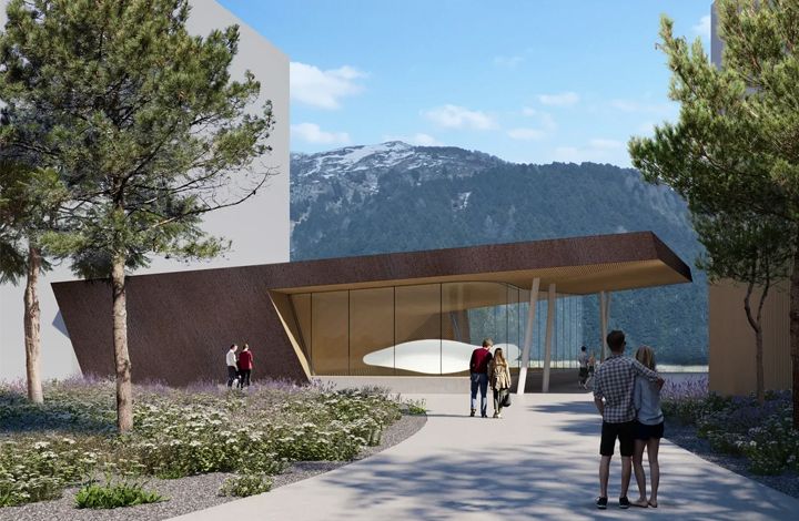 Открытие концертного зала на швейцарском курорте Andermatt