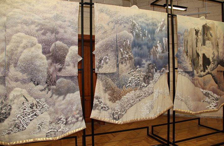 Выставка <Преображение кимоно: искусство Итику Куботы> завершила вояж по странам Азии и Европы
