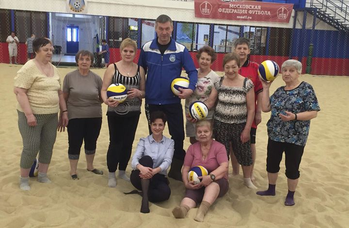 При поддержке ОНФ в подмосковном Королеве будут проходить занятия по пляжному волейболу для ветеранов