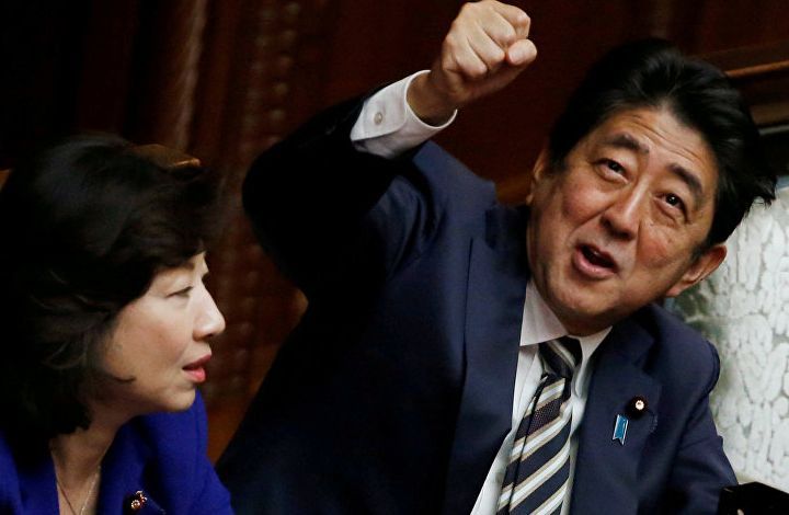 Синдзо Абэ переизбрали на пост премьер-министра Японии
