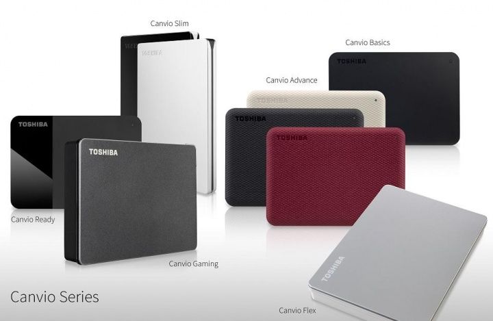 Toshiba расширила линейку портативных накопителей Canvio моделями с новой специализацией и обновлённым дизайном