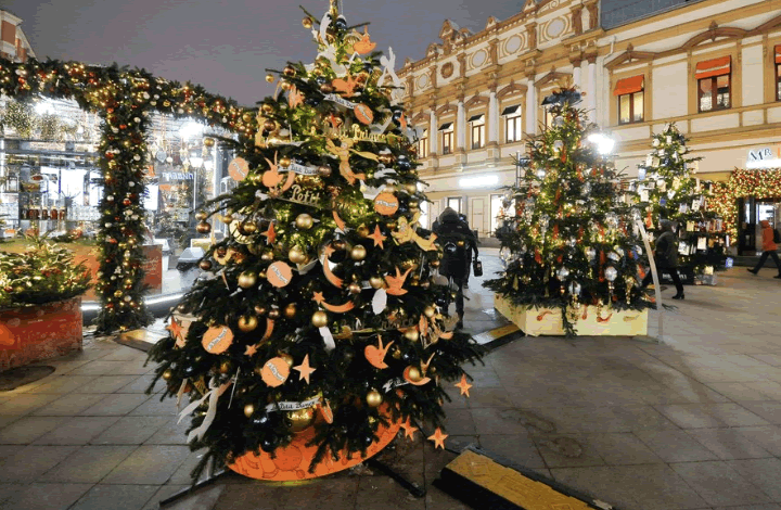 «Дворянская», «Крымская», «Готическая»: какие елки украсят Москву в преддверии фестиваля «Путешествие в Рождество»