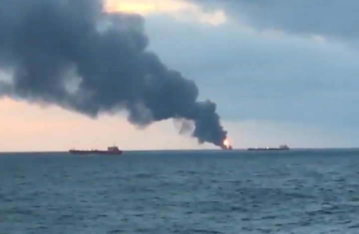 Эксперт о ЧП в Керченском проливе: сжиженный газ очень пожароопасен
