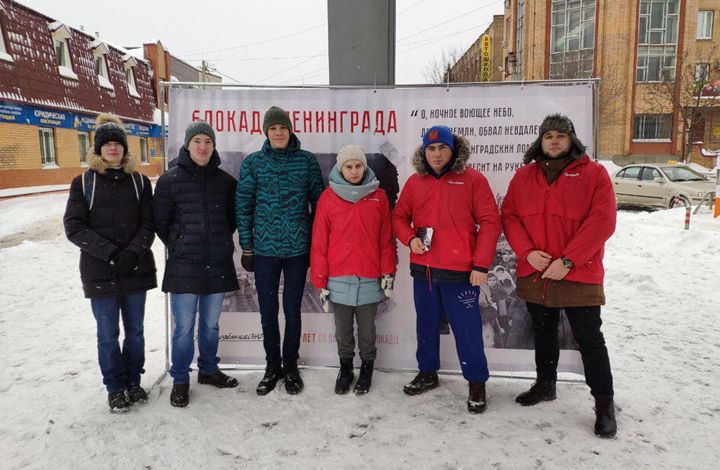 Команда «Молодежки ОНФ» в Подмосковье провела акцию «Открытка Памяти»! 