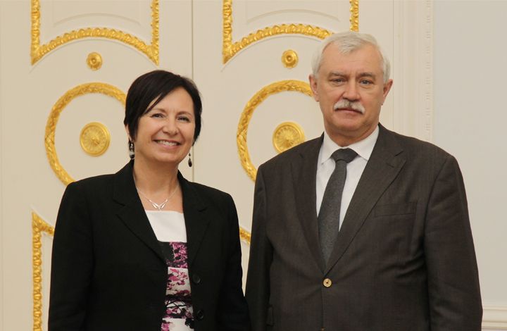 Георгий Полтавченко встретился с новым Генеральным консулом Финляндской Республики в Санкт-Петербурге