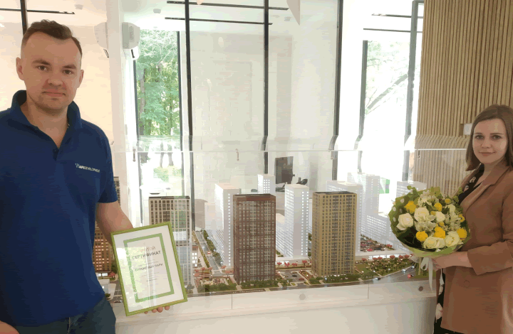 ЖК «Сиреневый парк» получил Золотой сертификат российской системы устойчивого развития в строительстве GREENZOOM