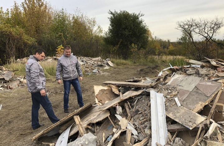 Активисты ОНФ добились ликвидации навалов строительного мусора в пойме реки Москва в подмосковном Дзержинском 