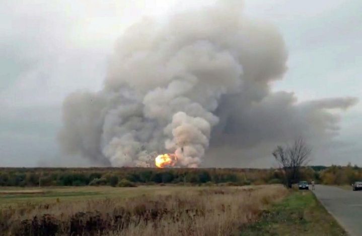 Очевидец рассказал о пожаре в воинской части под Рязанью