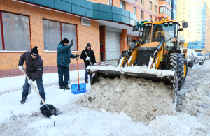 Более 27 тысяч кубометров снега вывезли с улиц и дворов Реутова