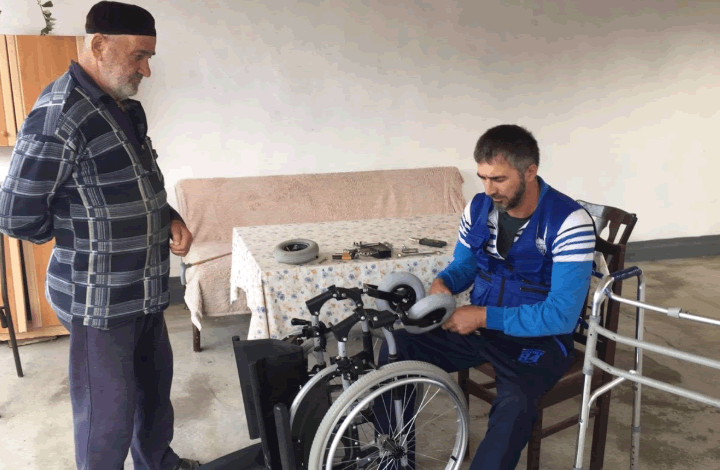 Инвалид из Чеченской республики стал героем недели по версии проекта «Гордость России»