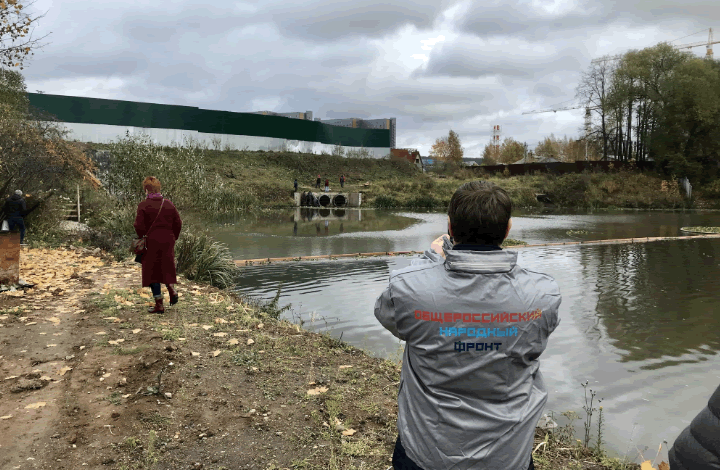 После обращения московского ОНФ привлечены к ответственности виновные в загрязнении Хованского пруда