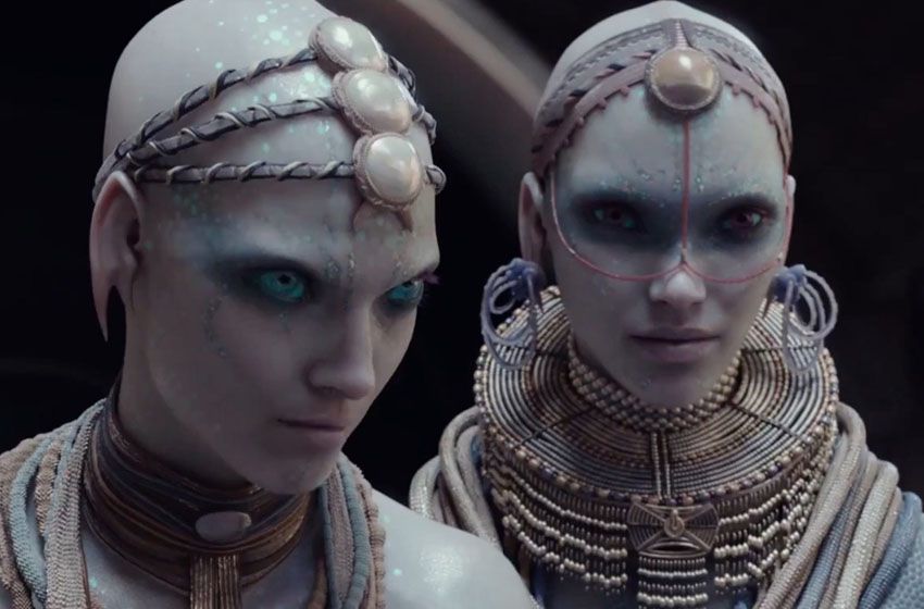 Кадр из фильма "Валериан и город тысячи планет" 2017 г. Кадр из фильма "Валериан и город тысячи планет" 2017 г.