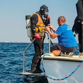 Три года кропотливой работы. Севастопольские и крымские специалисты МЧС участвуют в очередном этапе разминирования теплохода «Жан Жорес»