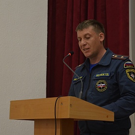 В канун Дня пожарной охраны в Главном управлении МЧС России по городу Севастополю состоялось торжественное собрание личного состава